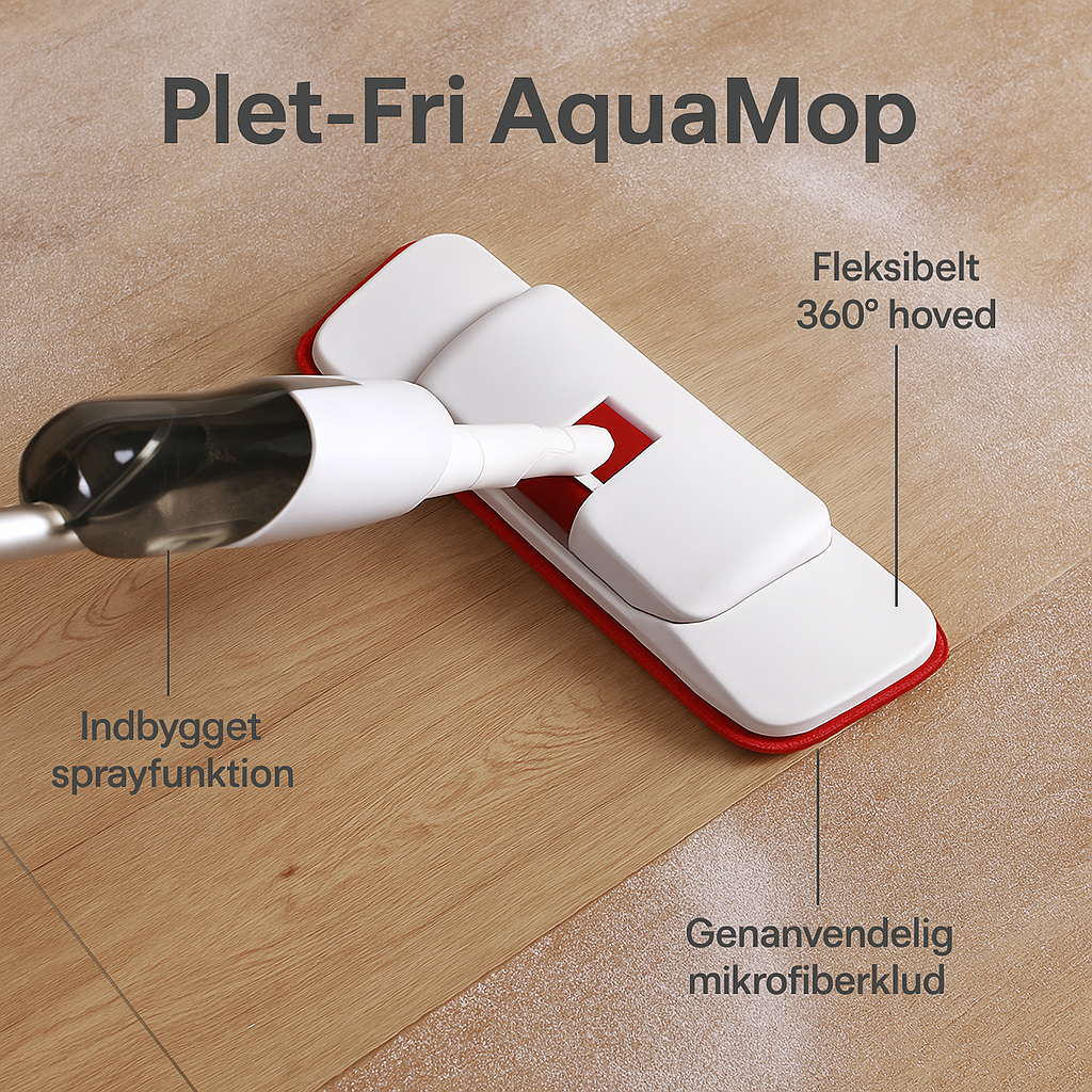 Plet-Fri AquaMop™ – 3-i-1 Spray Mop